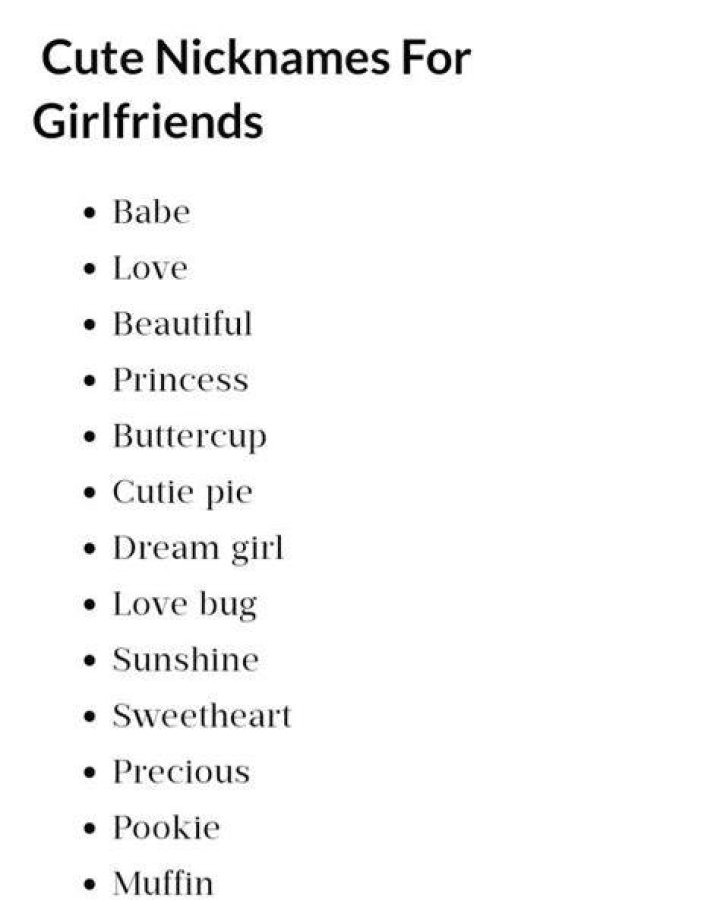 100+ Lovely Nicknames For Your Girlfriend (With Meanings) — Find Nicknames Nicknames for