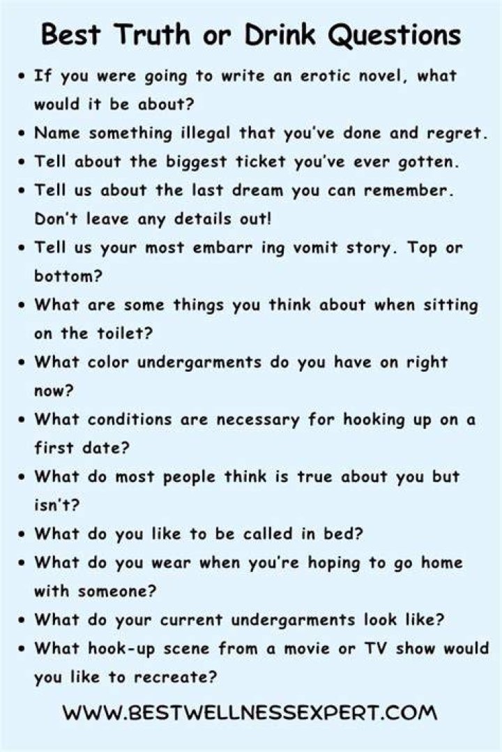 150+ Best Truth or Drink Questions Best Wellness Expert Truth or drink questions, Funny