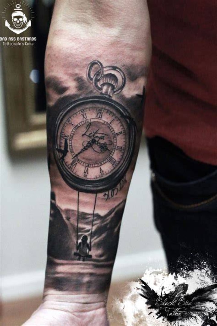 28+ Watch Tattoo Designs, Ideas Design Trends Premium PSD, Vector Downloads