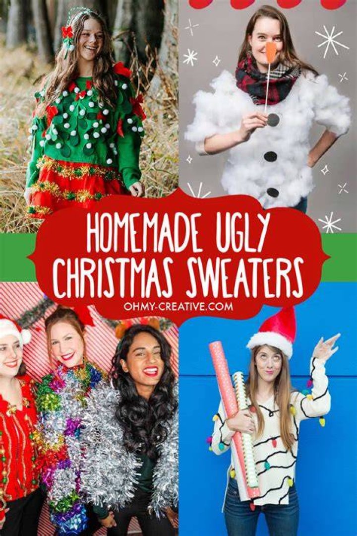 29 EASY DIY UGLY SWEATER FOR CHRISTMAS.. Godfather Style