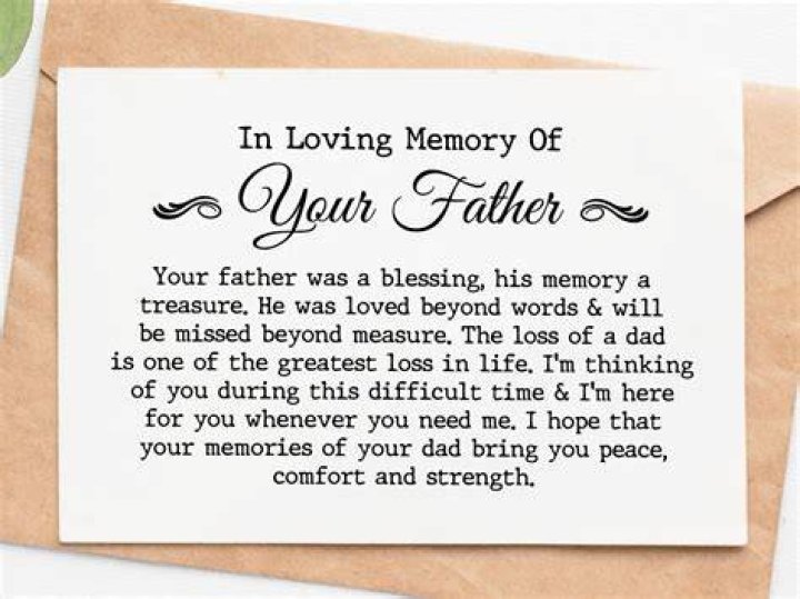 A Mourning Son's Verse: In Memory Of A Father Lost