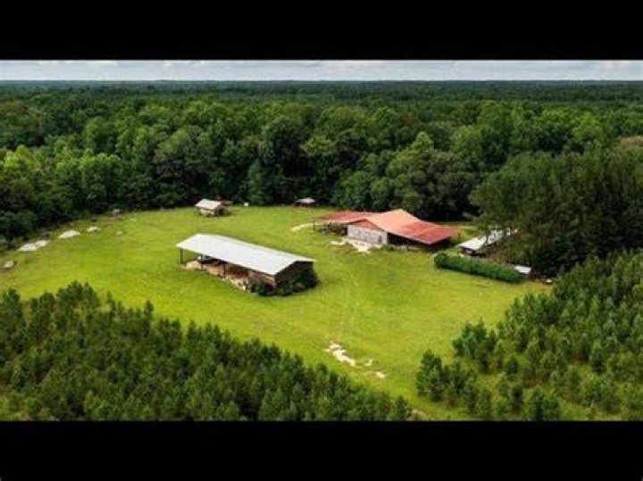 Aerial view of Alex Murdaugh's property