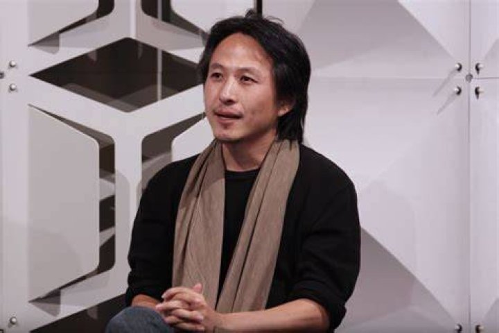 Alex Zhu speaking at the #ProductSF conference in 2016.