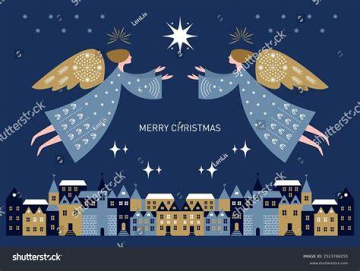Angels as a symbol of Christmas