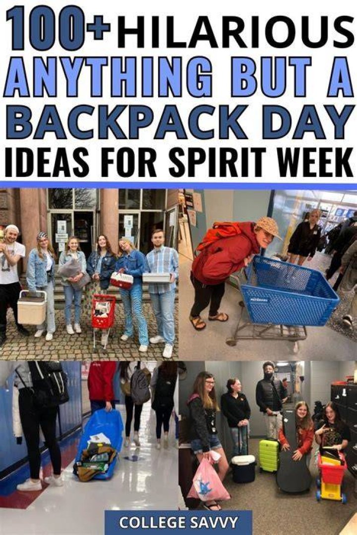&ldquo;Anything but a Backpack&rdquo; Day at ALHS The Villager Newspaper Online