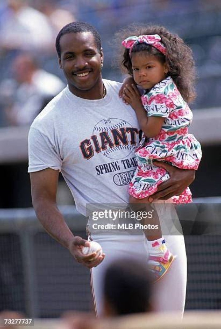 Barry Bonds with his daughter, Aisha Lynn Bonds