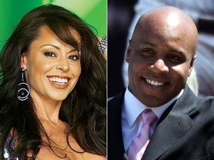 Barry Bonds with Kimberly Bell