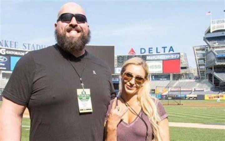 Bess Katramados with her husband, Big Show