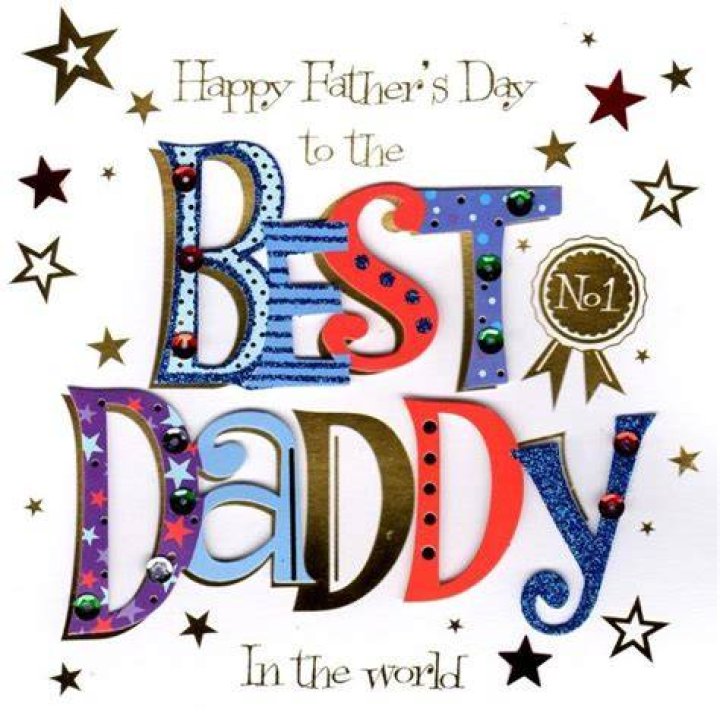 Best Daddy Happy Father's Day Greeting Card Cards
