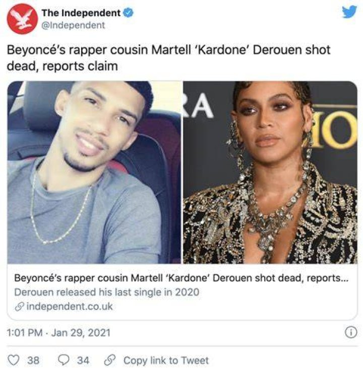 Beyonce&rsquo;s Cousin shot dead at Texas apartment Lipstick Alley