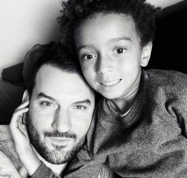 Brian Stapf With His Son