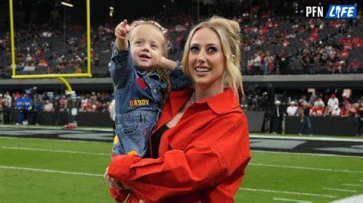 Brittany Mahomes, Jason Kelce, and Taylor Swift react during the second half of the AFC Divisional Playoff game between the Kansas City Chiefs and ...