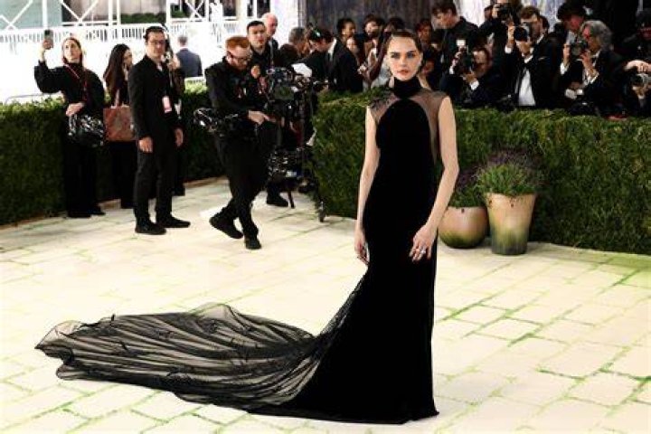 Cara Delevingne commands attention with sheer black dress with deep neckline at The Academy Museum Gala