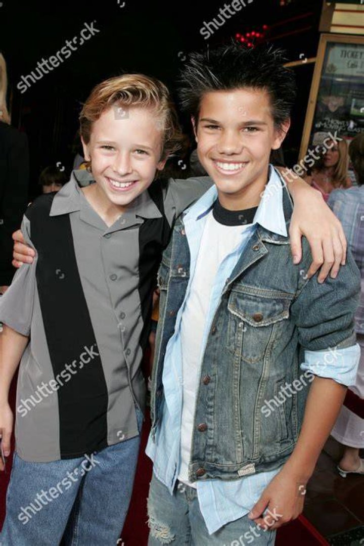 Cayden Boyd, Taylor Lautner and Taylor Dooley in 2005.
