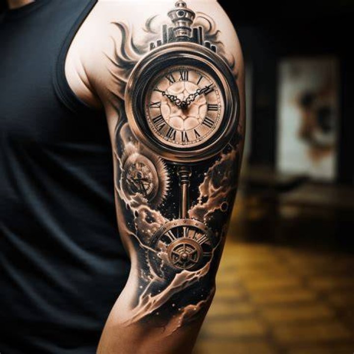 Clock Tattoos Meanings, Pictures, Designs, and Ideas TatRing