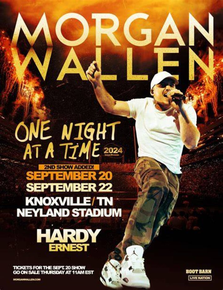 CONCERT UPDATE Wallen Adds 2nd Stadium Concert In Columbus