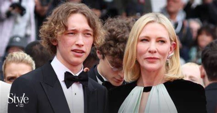Dashiell with his mother Cate Blanchett at Cannes Film Festival.