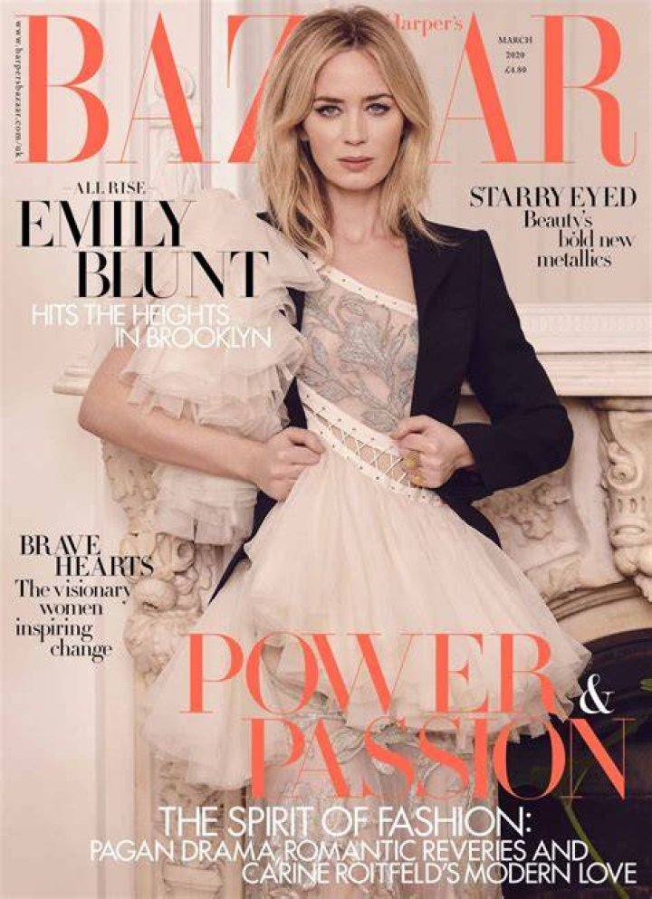 emily blunt bazaar UK