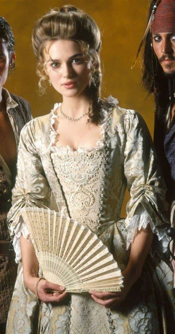 Enchanting Elizabeth Swann's Dress From "Pirates Of The Caribbean" Embodied By Keira Knightley