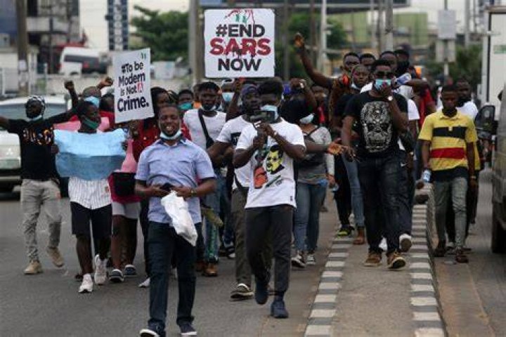 ENDSARS PROTESTS Nigerian youths storm NASS, ask Buhari to sack service chiefs now