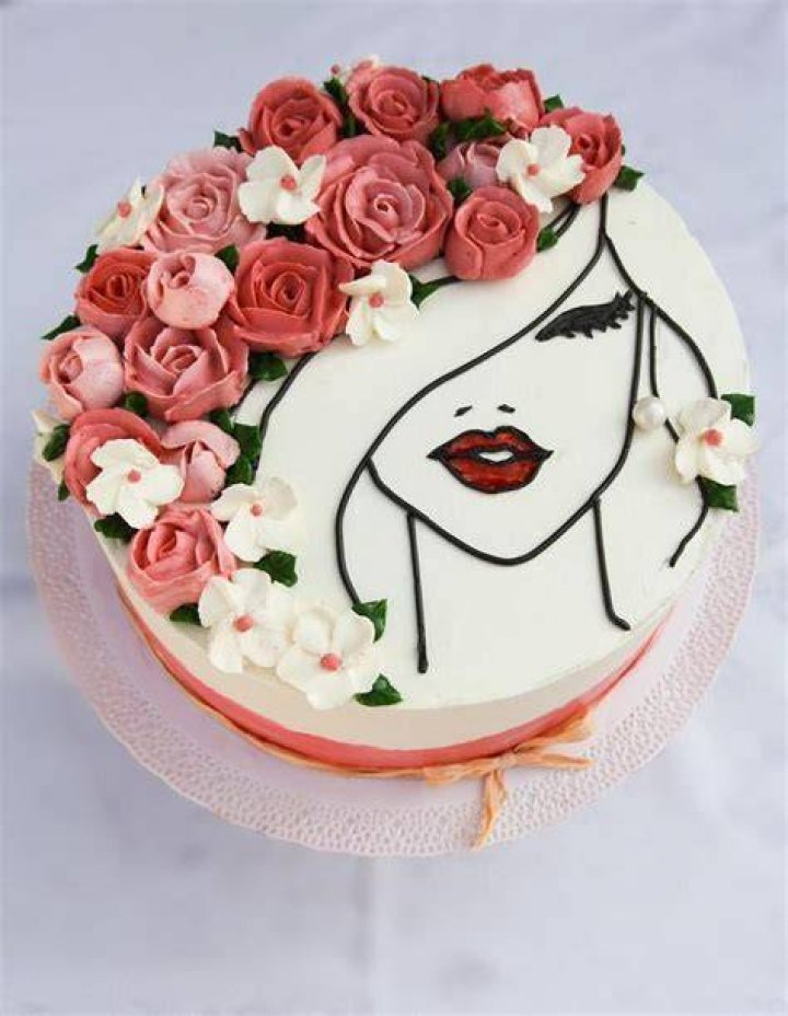 Flower lady cake Cake decorating designs, Cakes for women, Birthday