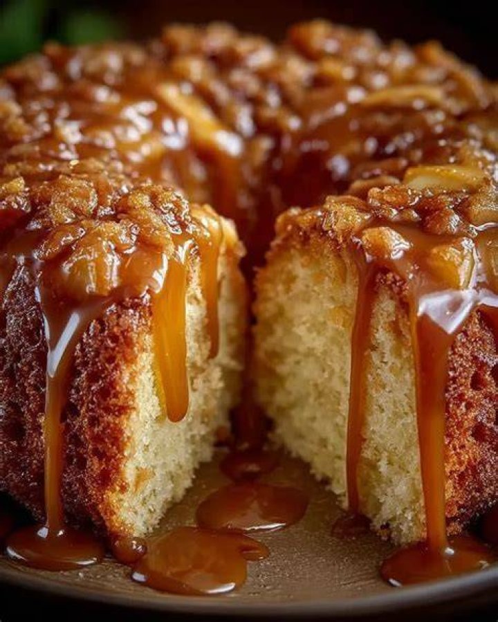 Fresh Apple Cake /Homemade Caramel Sauce Martina McBride Homemade