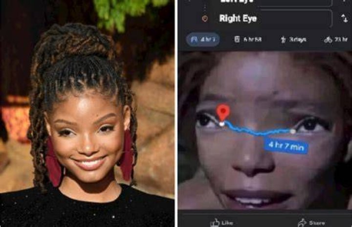 Halle Bailey Eyes Distance