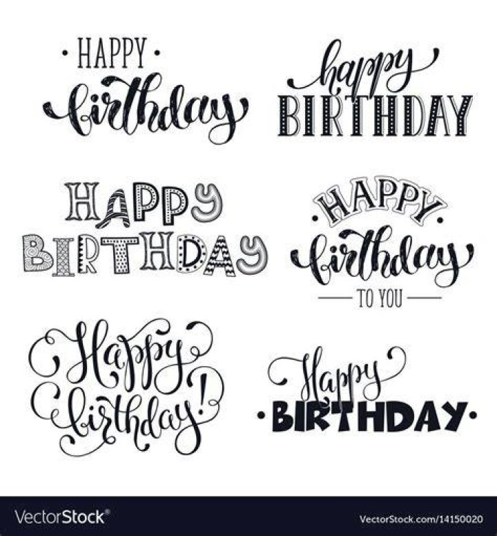 Happy Birthday Writing Design Write Happy Birthday In Calligraphy Images and Photos finder