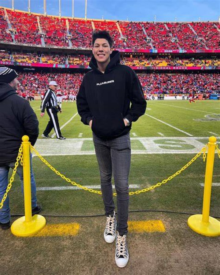 Jackson Mahomes on Instagram &ldquo;Training Camp Day 1&rdquo; Cheerleading pictures, Kc chiefs, Jackson