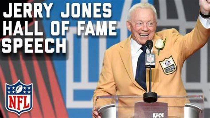 Jerry Jones in the Hall of Fame of 2017