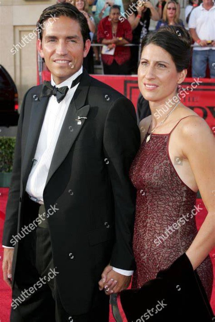 Jim Caviezel with wife Kerri Jim caviezel, Actors, Jim