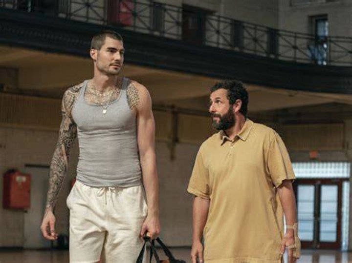 Juancho Hernangomez at the Hustle premiere