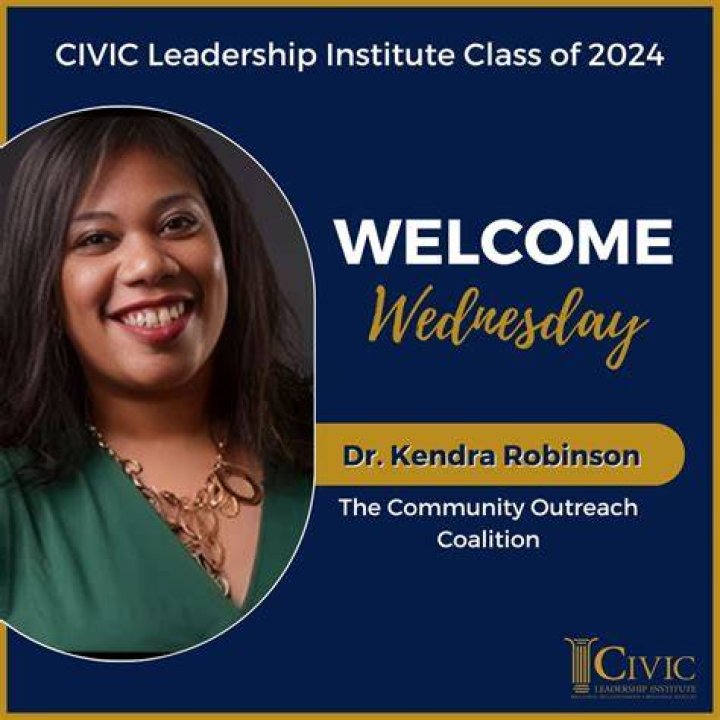 Kendra Robinson with business.