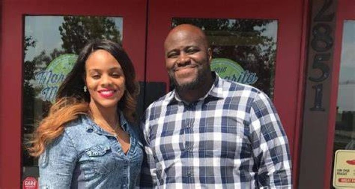 Kendra Robinson with her brother, Michael Robinson.