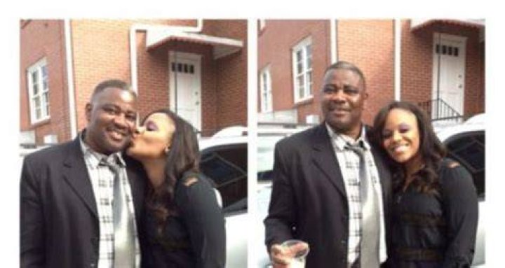 Kendra Robinson with her father, James Robinson.