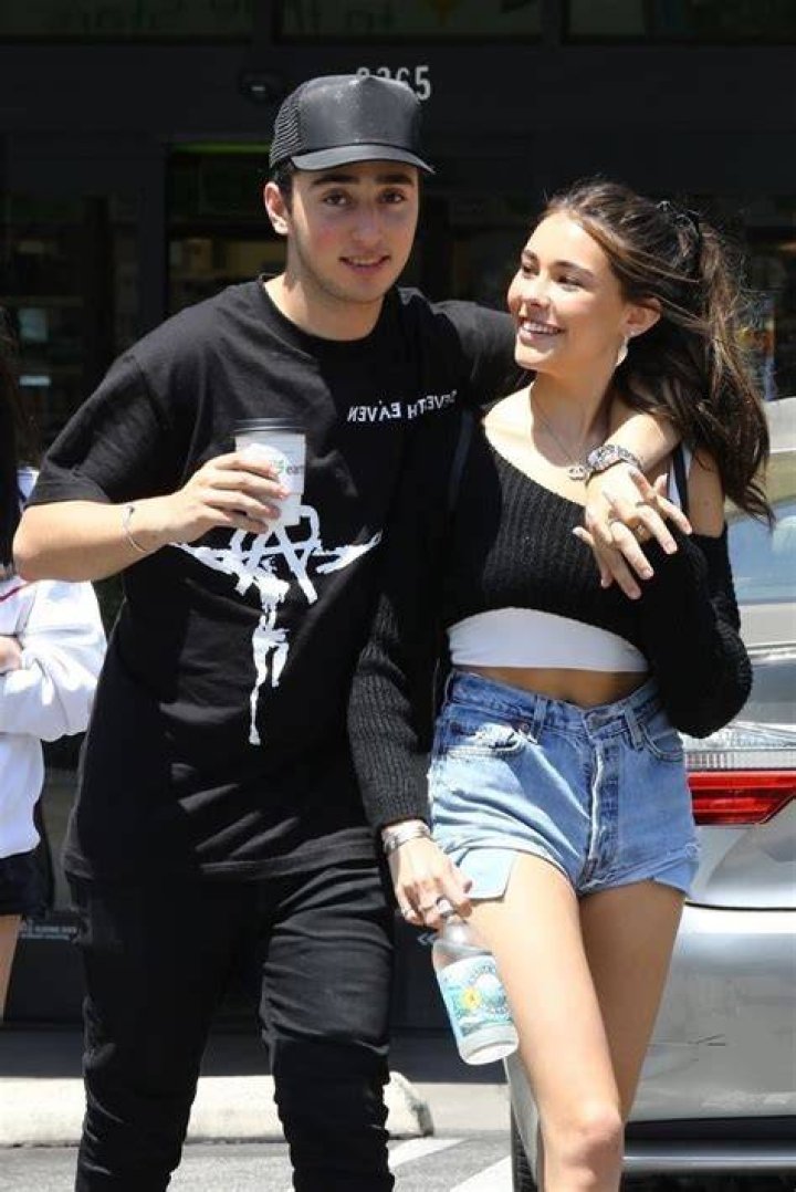 Madison Beer and her boyfriend, Nick Austin, took a picture as they hugged each other.