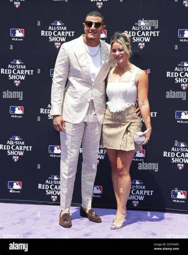 Manny Machado and His Wife