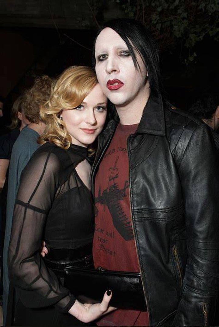Marilyn Manson and girlfriend Evan Rachel Wood