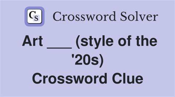 Ornate art style Crossword Clue Answers Crossword Solver