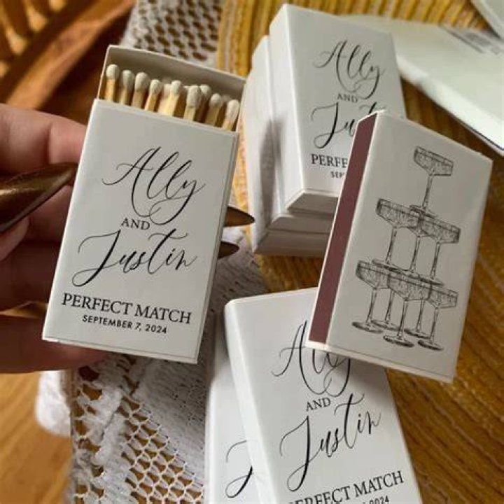 Personalized Wedding Matchbooks