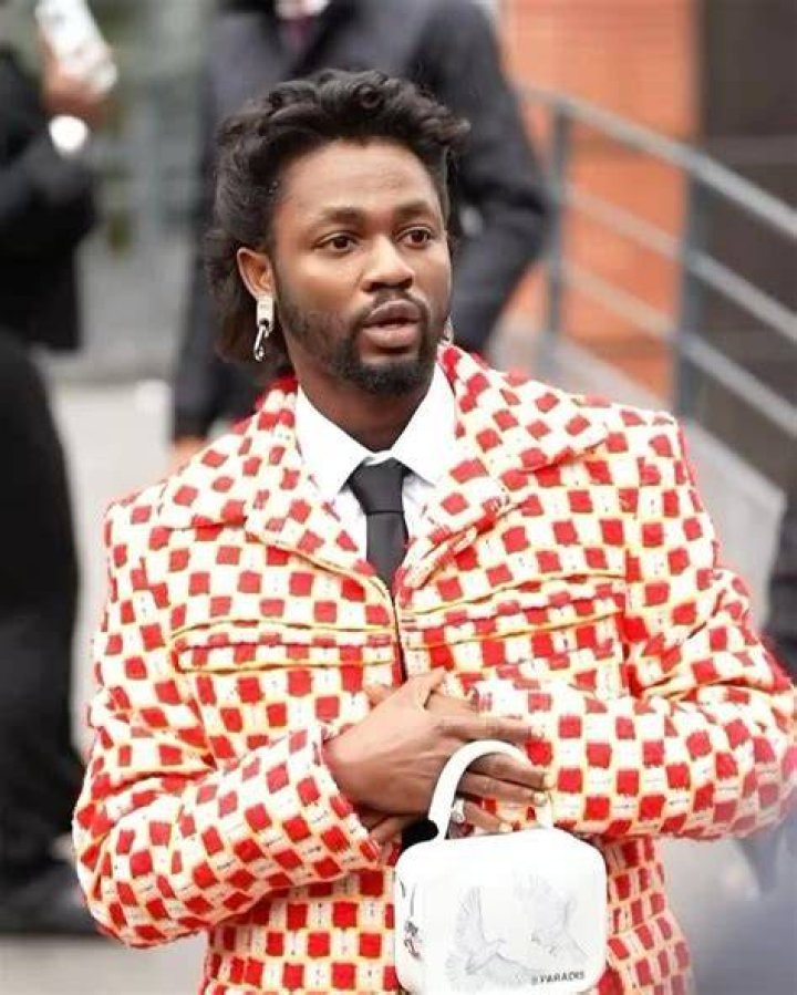Pictures of Omah Lay Hair Style