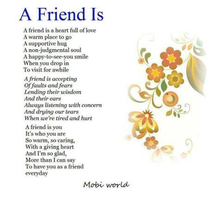 Poems About Friendship With Images By Famous Authors Poetry Likers