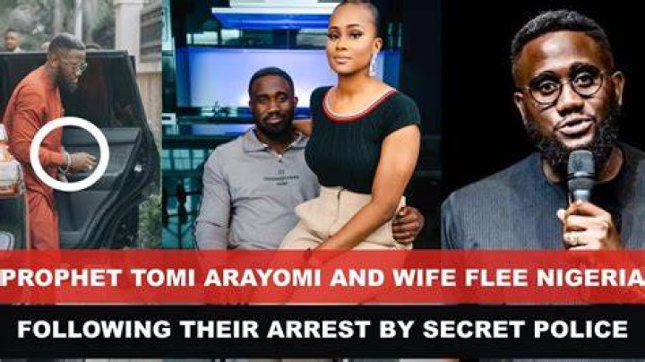 Prophet Tomi Arayomi, wife flee Nigeria after release