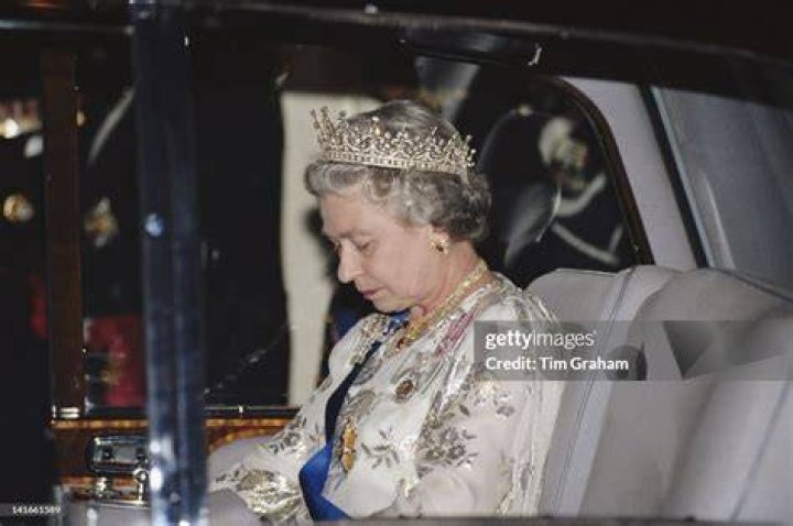 Queen Elizabeth II attends a Service of Thanksgiving