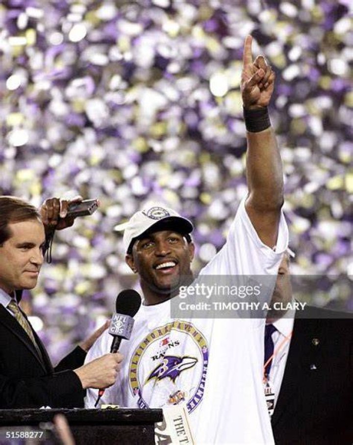 Ray Lewis At Super Bowl Parade