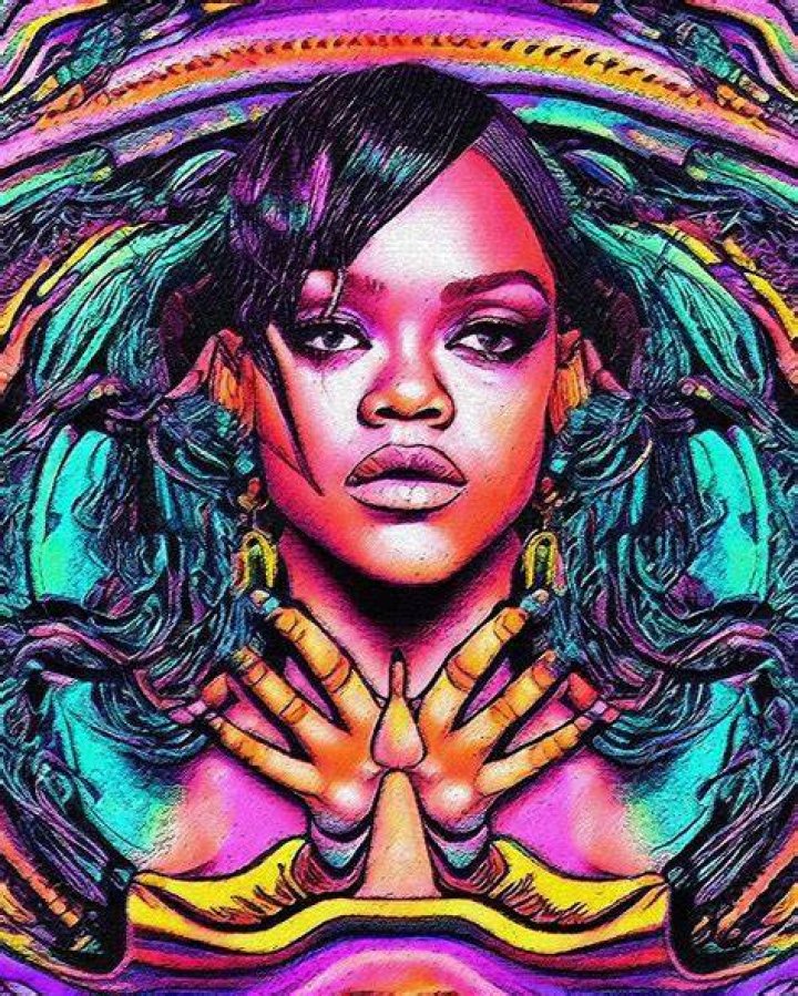 Rihanna dons hypnotic-print while leaving a dentist appointment