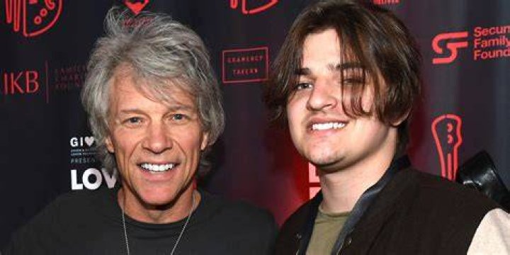 Romeo Jon Bongiovi at the award show. 