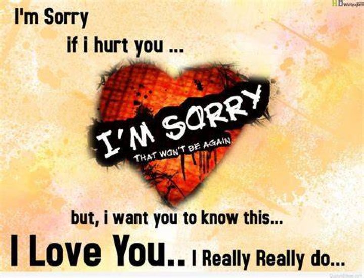 Sad Sorry Love Images With Quotes & Messages I am Sorry My Love