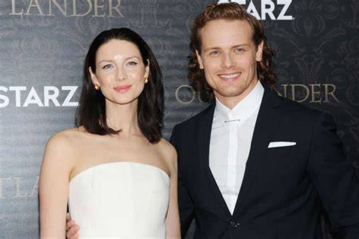 Sam Heughan and Caitriona Balfe, Outlander