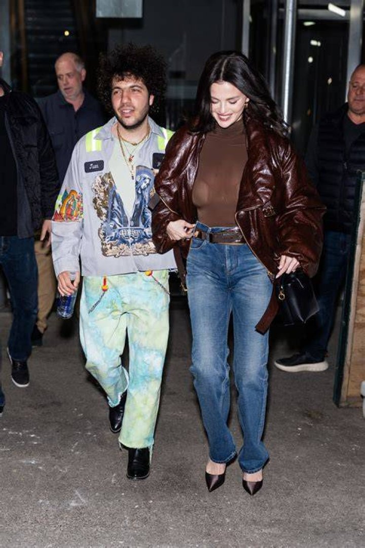Selena Gomez is seen on September 27, 2023 in Paris, France.